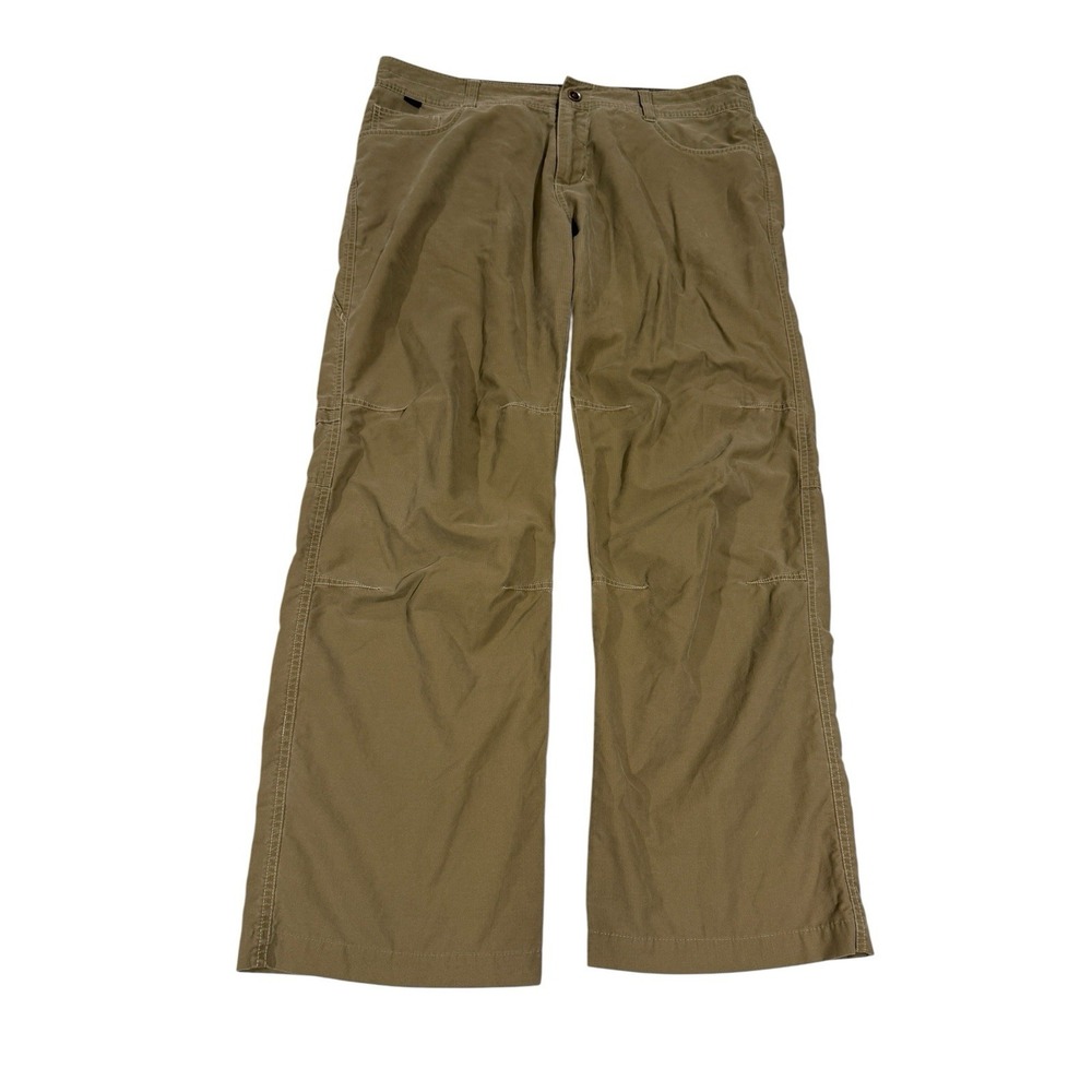Kuhl Dry Hiking Pants Men's 36 Nylon Cotton Blend Evaporative Olive‎ Green